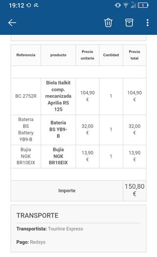 Aprilia RS 125 2T - Culo Avispa