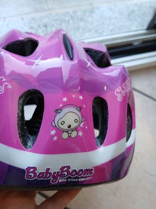 Casco bici bimba rosa