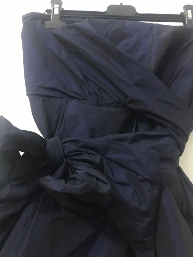 Vestido NAFNAF azul fiesta Talla 38/40