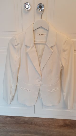 Chaqueta blanca talla S