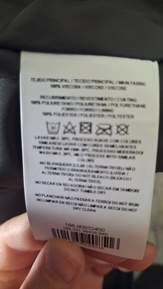 Cazadora moto azul mujer