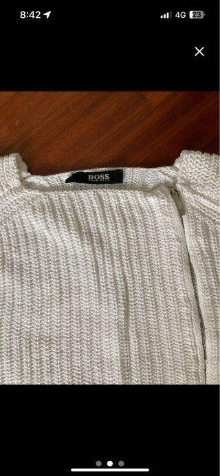 Chaqueta Hugo Boss blanca talla XS