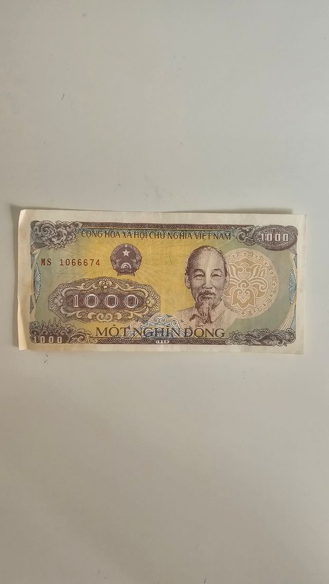 Billete Vietnam 1000 Dong