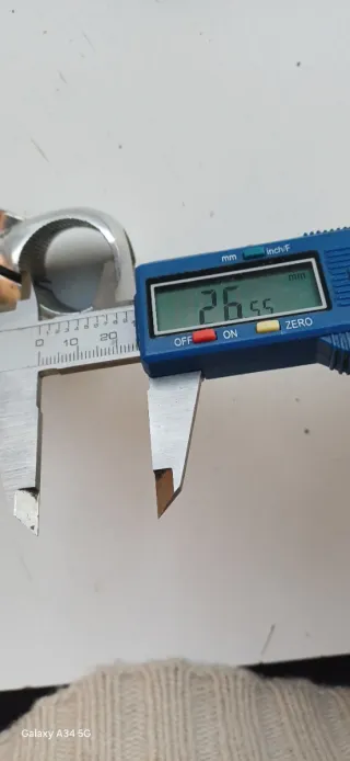 attacco manubrio Cinelli per bicicletta  125 mm