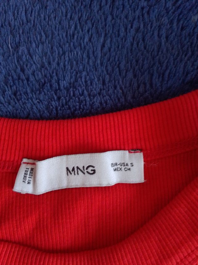 Top tirantes rojo Mango - Talla S
