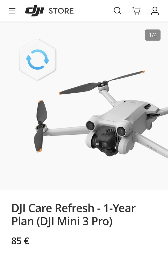 DJI Care Refresh - DJI Mini 3 Pro (12 meses)