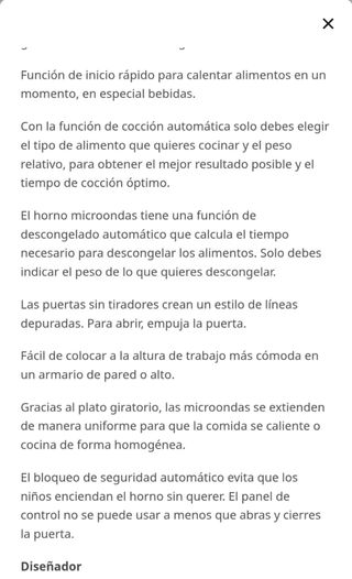 Microondas IKEA VÄRMD 300 negro,