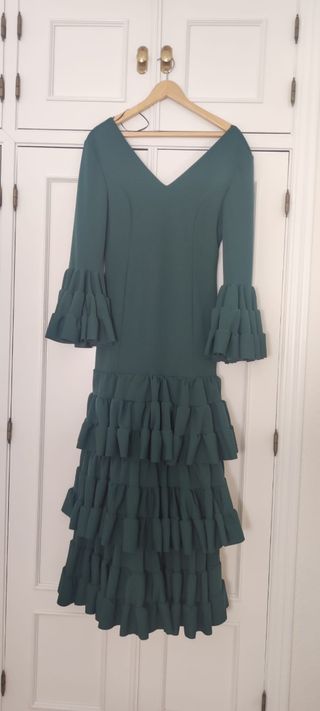 Traje gitana verde - Talla S