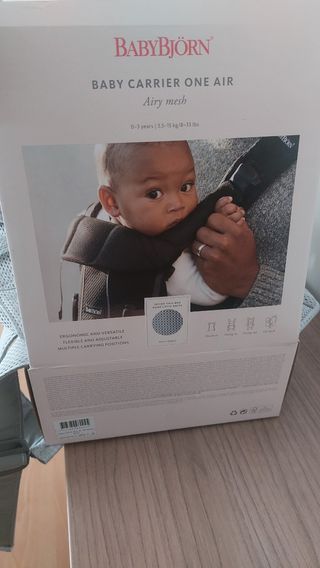 Babybjörn One Air - Portabebés Gris