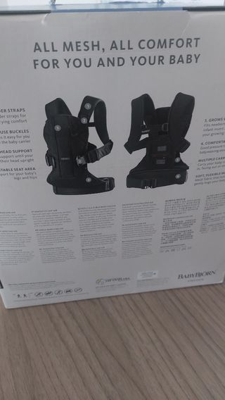 Babybjörn One Air - Portabebés Gris