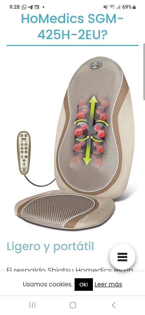 Homedics SGM-425H-2EU Shiatsu