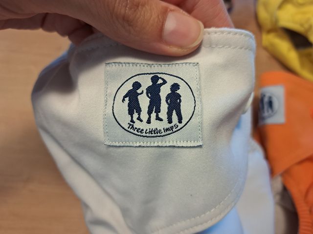 5 pañales reutilizables de tela (Three Little Imp)