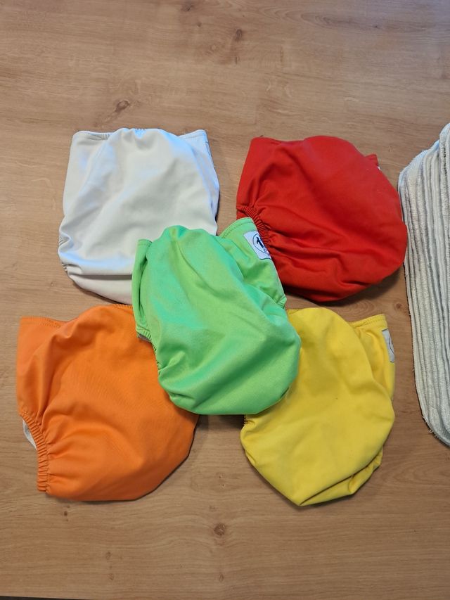 5 pañales reutilizables de tela (Three Little Imp)