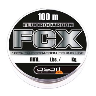 Línea Asari FCX Fluorocarbon 100m 0,12