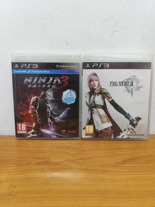 PS3 (PlayStation 3): Ninja Gaiden 3 & Final Fantas