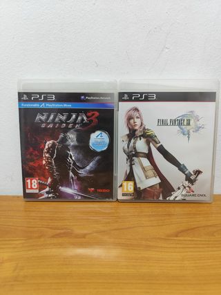 PS3 (PlayStation 3): Ninja Gaiden 3 & Final Fantas