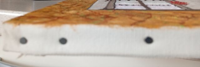 Quadro Naif viale innevato. 40x50.