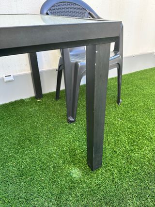 Mesa jardín exterior 180x90cm