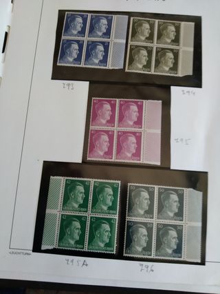 Sellos Hitler: Alemania - en bloque de 4,