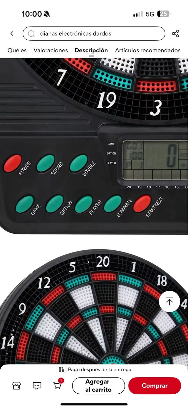 Diana Electrónica Infantil
solo envios