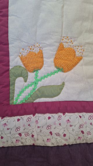 Colcha cuna Patchwork 125x95 cm