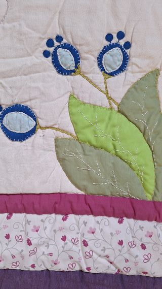 Colcha cuna Patchwork 125x95 cm