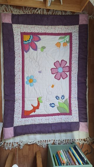 Colcha cuna Patchwork 125x95 cm