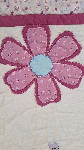 Colcha cuna Patchwork 125x95 cm