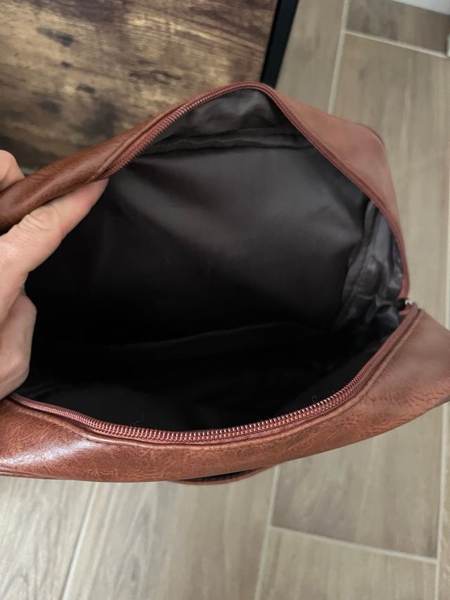 Zaino marrone ecopelle