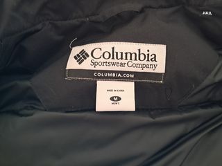 Chaquetón Columbia negro - Talla M