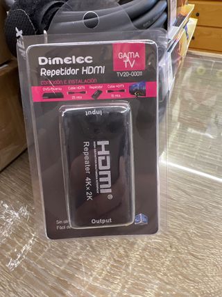 Repetidor HDMI Dimelec 4Kx2K