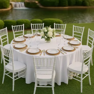 Alquiler Material Eventos. Sillas, Mesas...