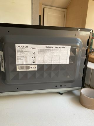 Microondas Cecotec 20L