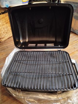 Barbacoa gas portátil negra