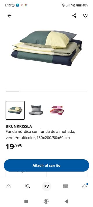 Funda nórdica IKEA 90cm - NUEVA