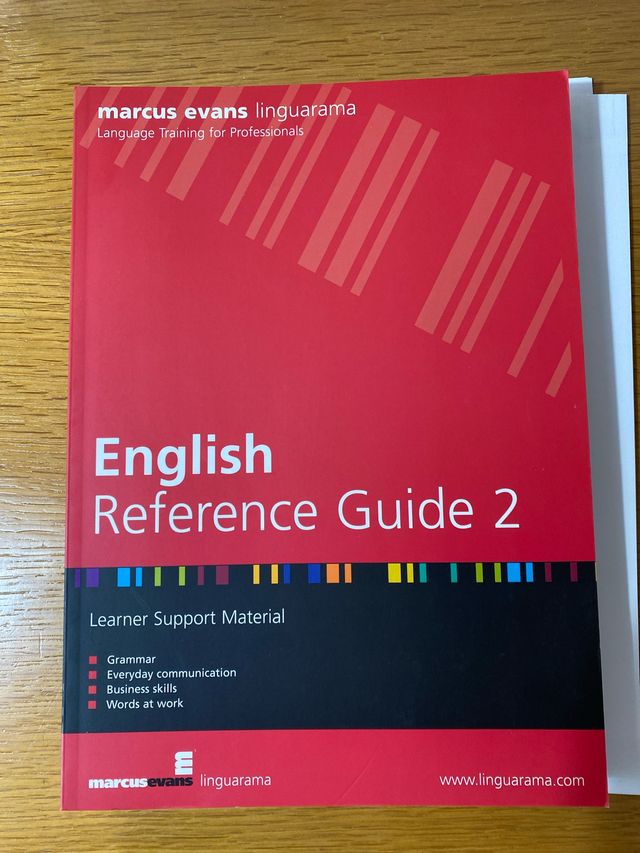 English Reference Guide 2. Marcus Evans.