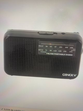 Radio FM/AM QINGLV Portátil
