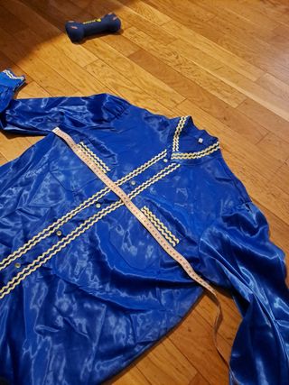 Camisa azul marroquí moros Elda