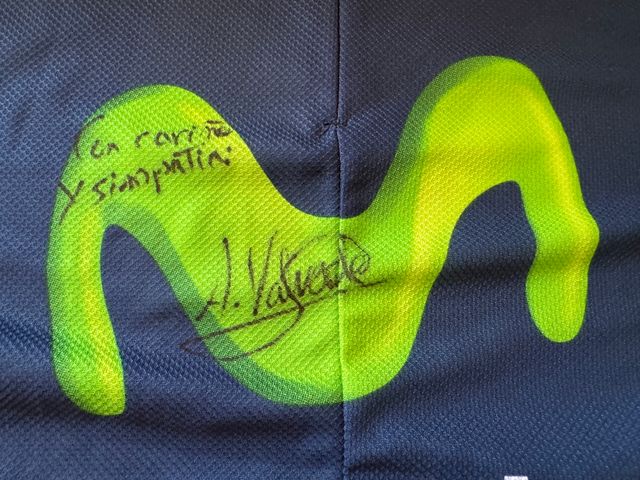 Maillot Oficial y firmado de Alejandro Valverde