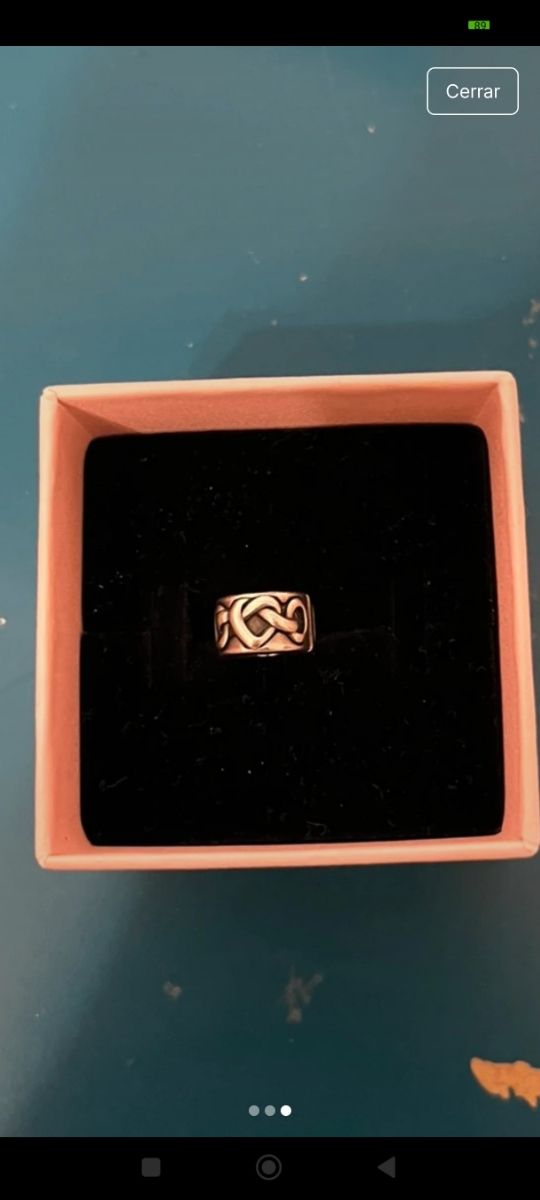 Clip Pandora plata nuevo