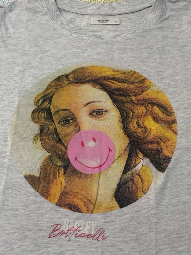 T-shirt Reserved L Girocollo Smiley