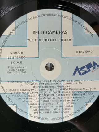 Split Cameras El precio del poder LP