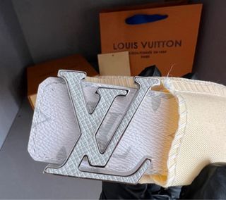 Cintura Louis Vuitton Grigia e Bianca