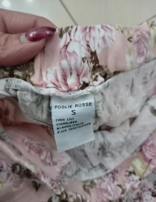 Shorts floreali bimba 8-10 anni