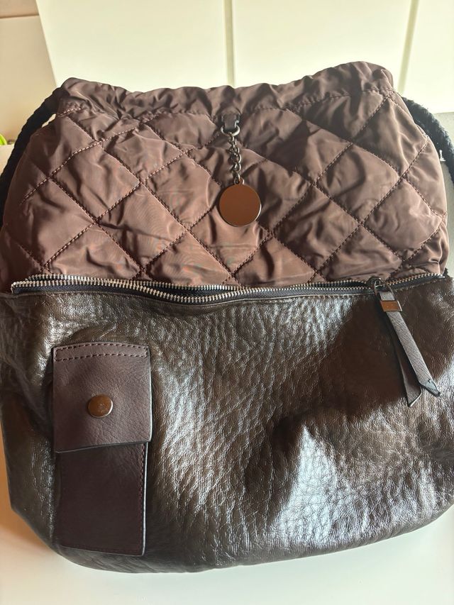 Mochila Bolso Marrón