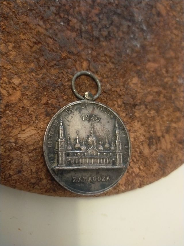 Medalla Virgen Zaragoza 1940