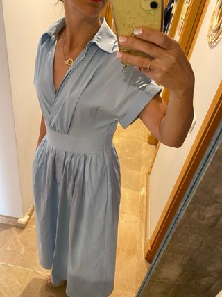Vestido Zara azul - Nuevo