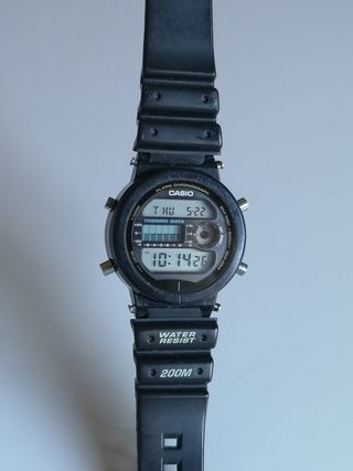 Vintage CASIO G Shock DW-6100 Thermo Sensor