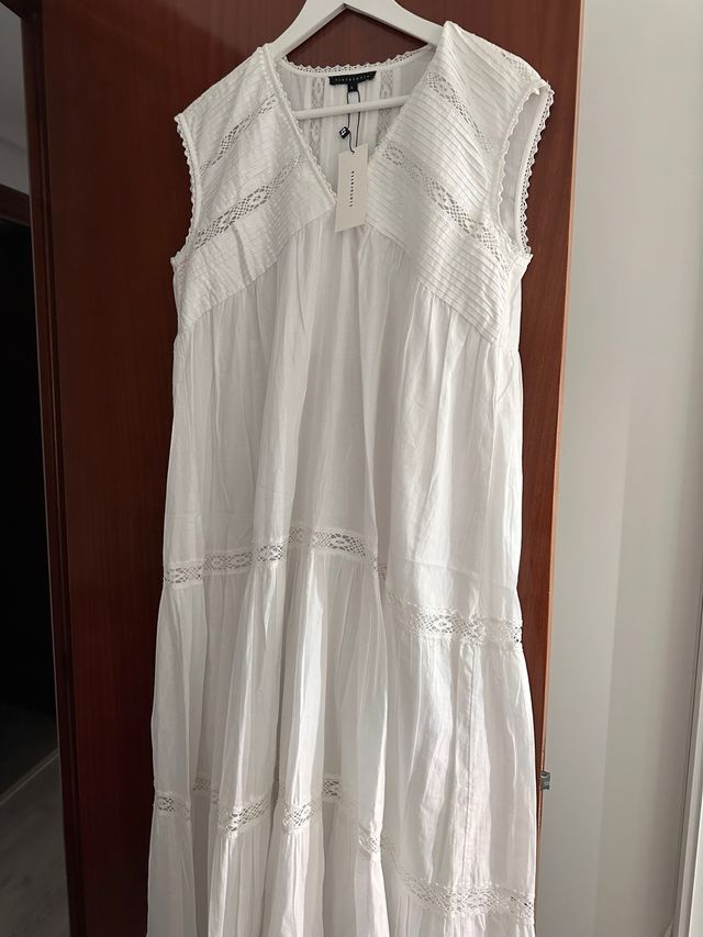 Vestido Tintoretto blanco - Talla L