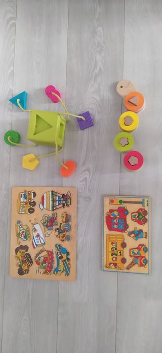 Juguetes educativos madera